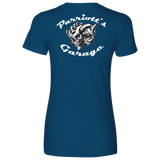TURBO SKULL Parriotts Garage Womens Next Level T-Shirt