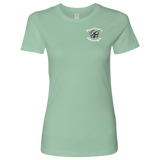 TURBO SKULL Parriotts Garage Womens Next Level T-Shirt