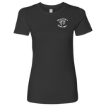 TURBO SKULL Parriotts Garage Womens Next Level T-Shirt
