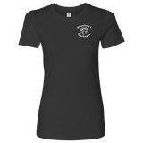 TURBO SKULL Parriotts Garage Womens Next Level T-Shirt