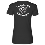 TURBO SKULL Parriotts Garage Womens Next Level T-Shirt