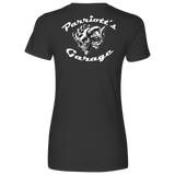 TURBO SKULL Parriotts Garage Womens Next Level T-Shirt