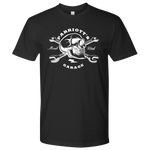 Parriott's Garage Next Level Skull Cross Wrench Mens Shirt