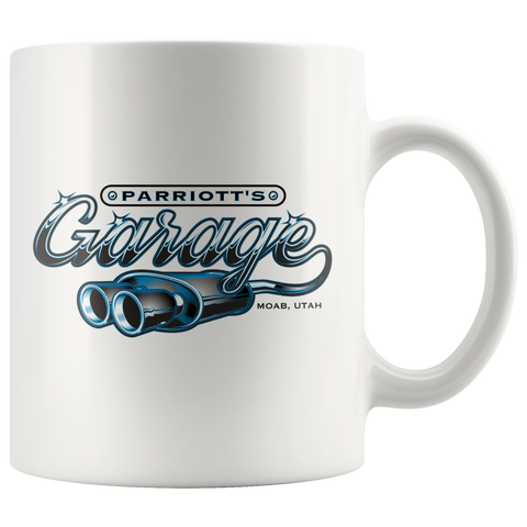 Parriott's Garage Blue 11oz Mug