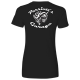 TURBO SKULL Parriotts Garage Womens Next Level T-Shirt
